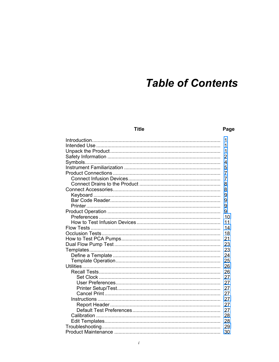 Fluke Biomedical IDA-5 User Manual | Page 5 / 44