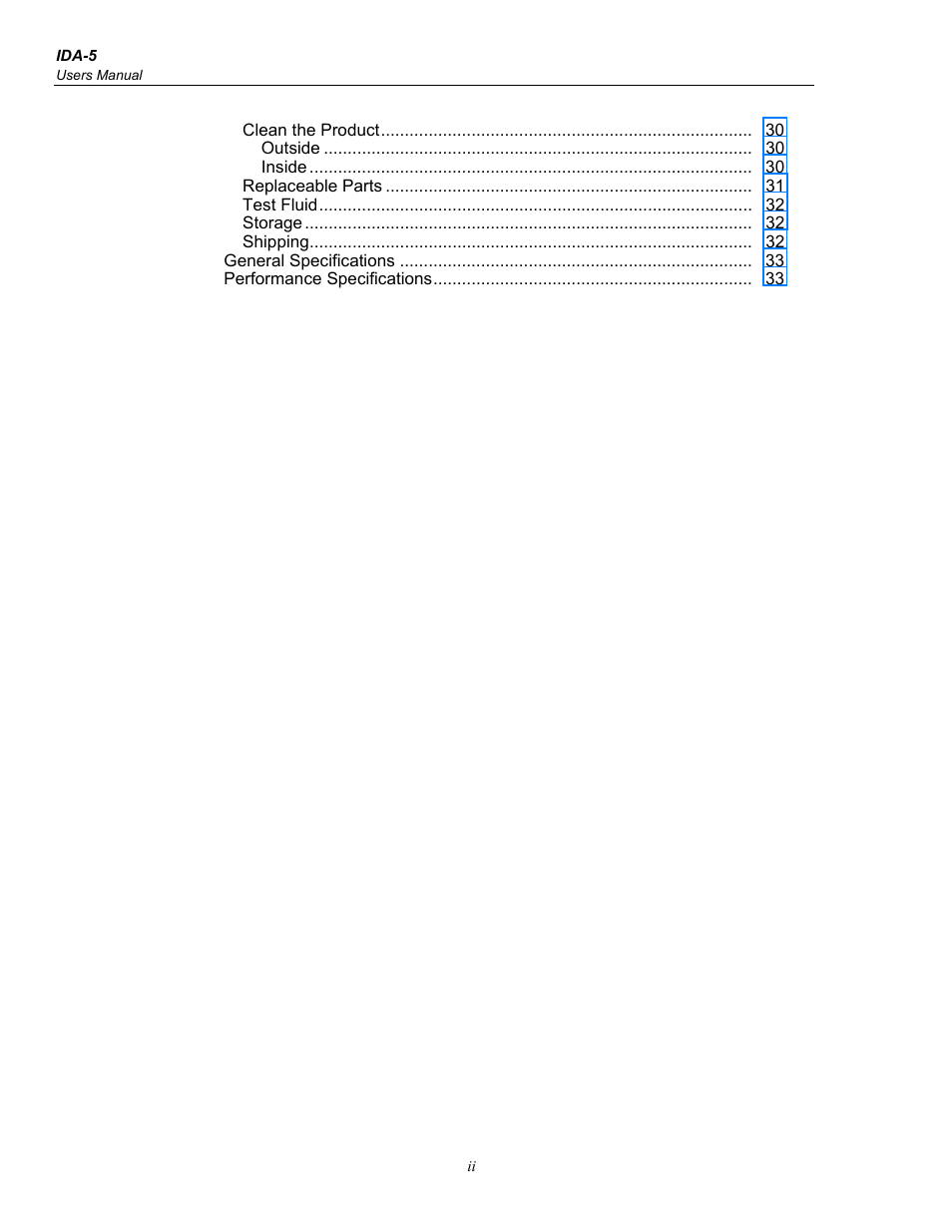 Fluke Biomedical IDA-5 User Manual | Page 6 / 44