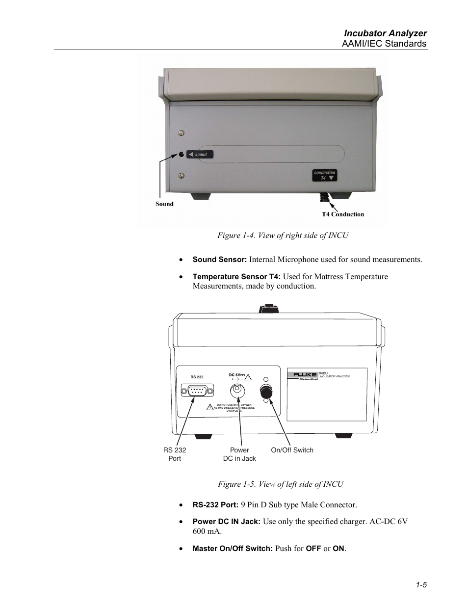 Fluke Biomedical INCU Incubator Analyzer User Manual | Page 17 / 72