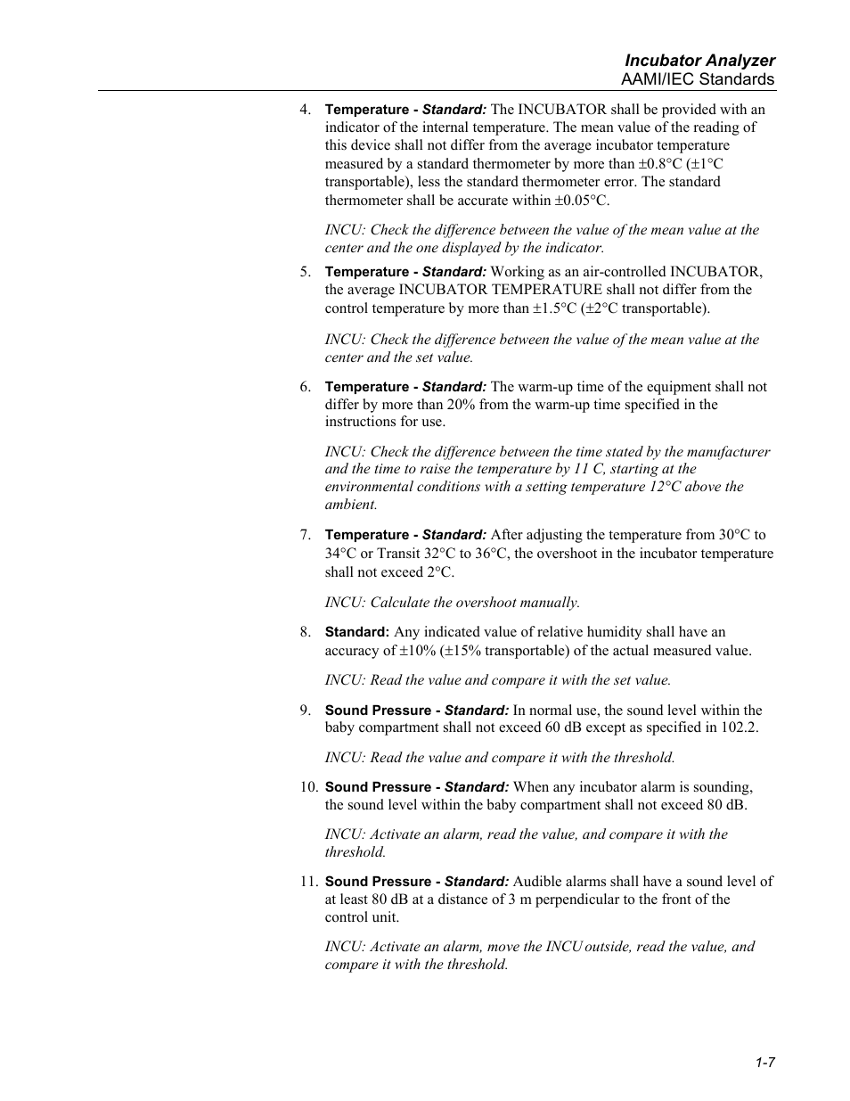 Fluke Biomedical INCU Incubator Analyzer User Manual | Page 19 / 72