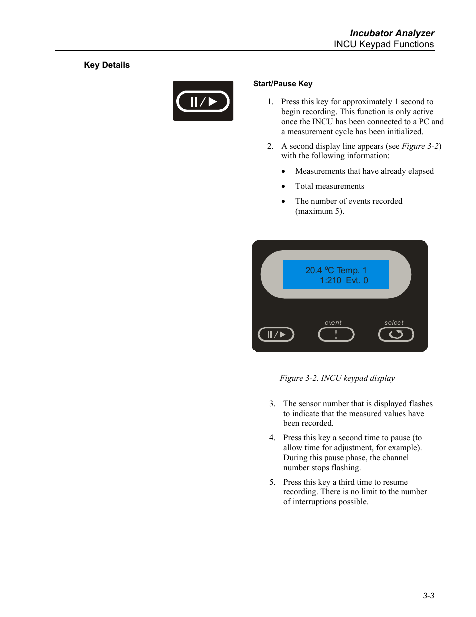 Key details | Fluke Biomedical INCU Incubator Analyzer User Manual | Page 29 / 72