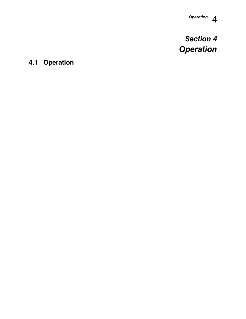 Section 4, Operation | Fluke Biomedical 859A-1-72 User Manual | Page 11 / 22