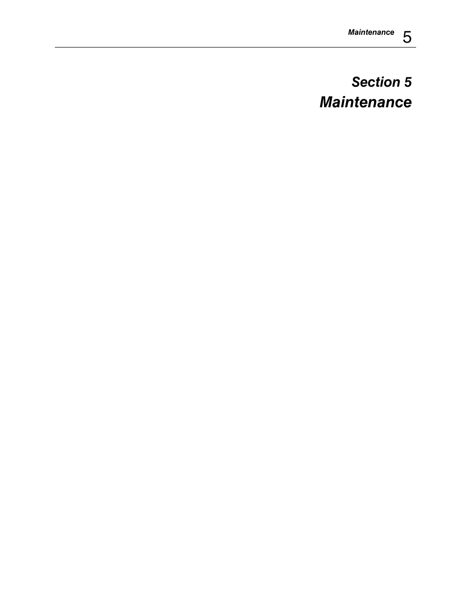 Section 5, Maintenance | Fluke Biomedical 859A-1-72 User Manual | Page 15 / 22