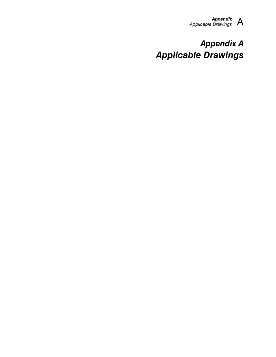 Appendix a, Applicable drawings | Fluke Biomedical 859A-1-72 User Manual | Page 19 / 22