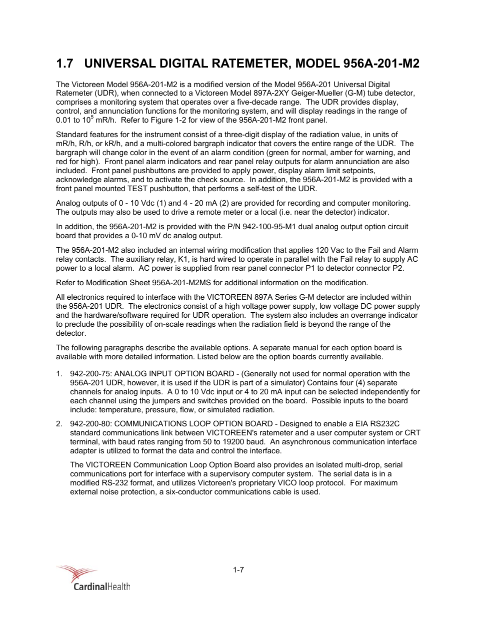 Fluke Biomedical 956A-201-M2 User Manual | Page 11 / 112