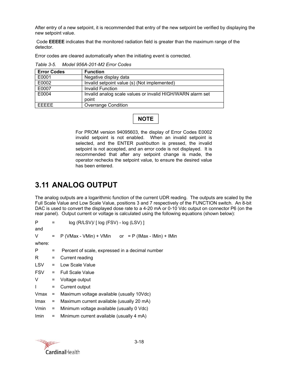 11 analog output | Fluke Biomedical 956A-201-M2 User Manual | Page 44 / 112