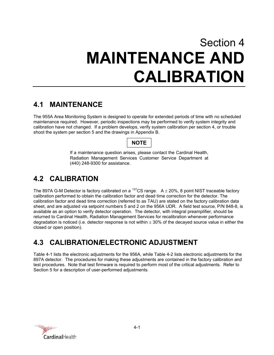Maintenance and calibration | Fluke Biomedical 956A-201-M2 User Manual | Page 73 / 112