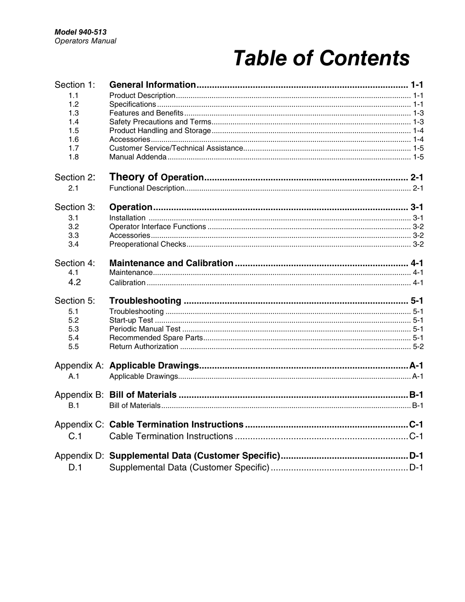 Fluke Biomedical 940-513 User Manual | Page 3 / 26