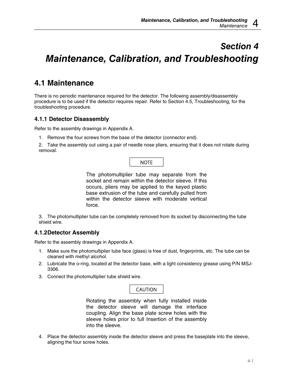 Maintenance, calibration, and troubleshooting, 1 maintenance | Fluke Biomedical 943-25 User Manual | Page 13 / 20