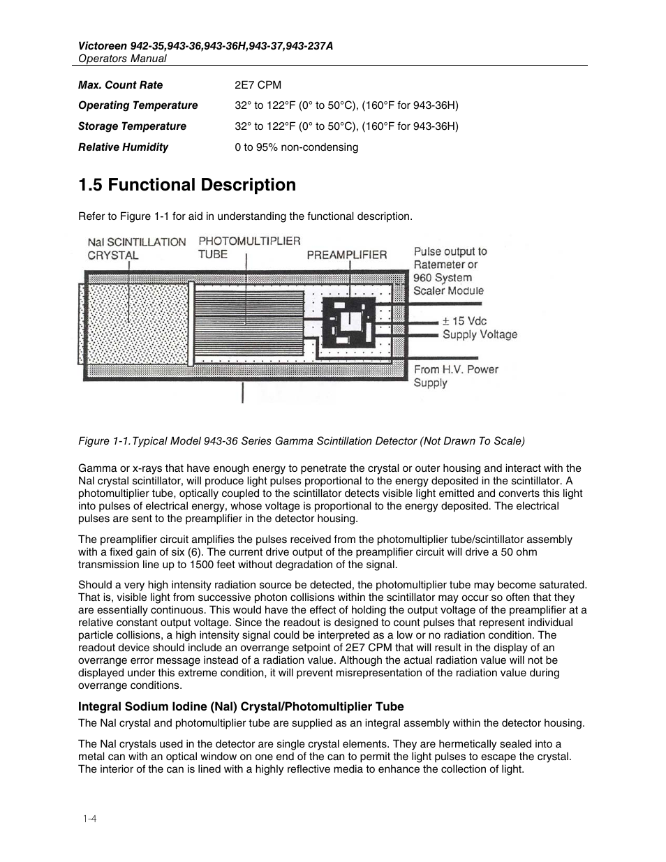 5 functional description | Fluke Biomedical 943-35 User Manual | Page 8 / 22
