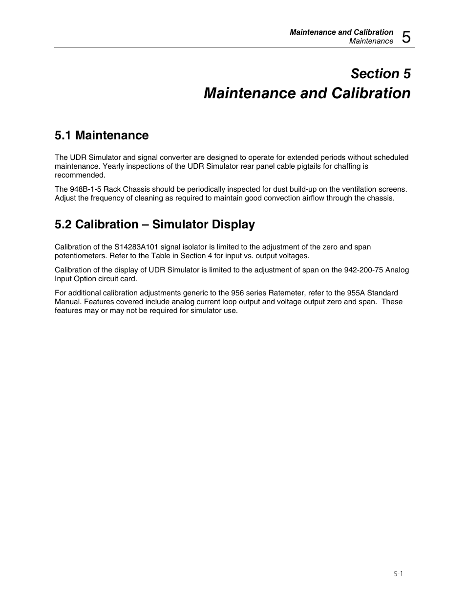 Maintenance and calibration | Fluke Biomedical 956A-201-S1 User Manual | Page 13 / 24
