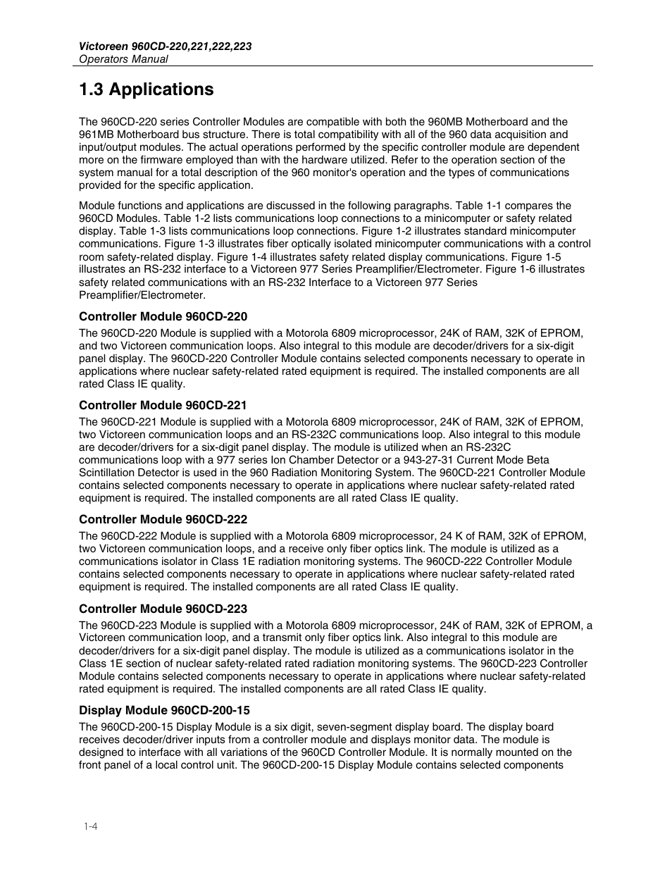 3 applications | Fluke Biomedical 960CD-220 User Manual | Page 8 / 26