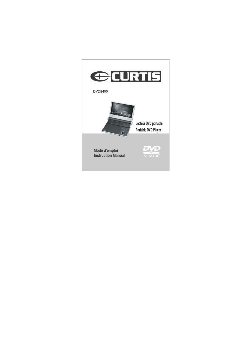 Curtis DVD8400 User Manual | 20 pages