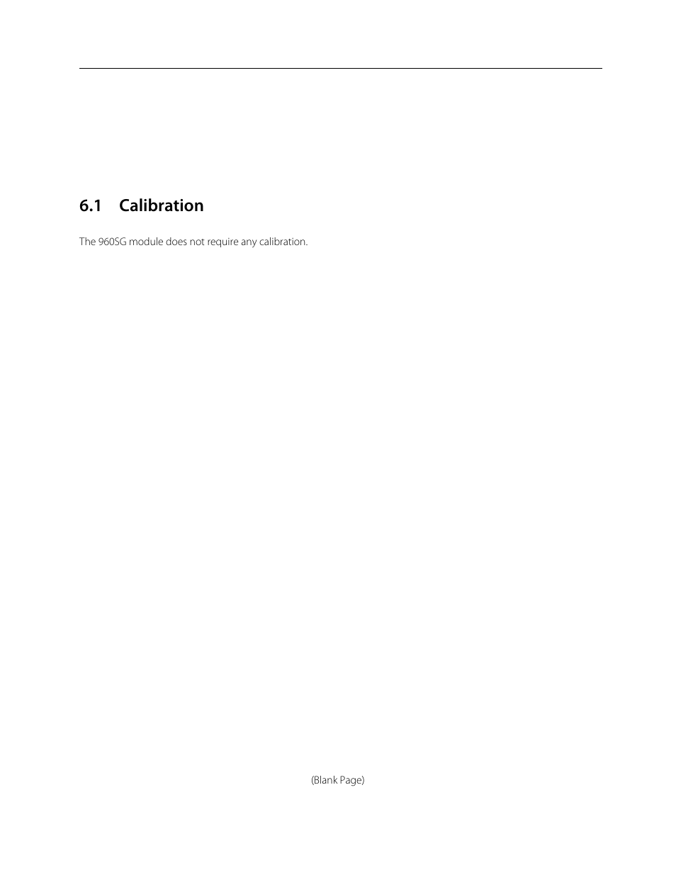 Section 6, Calibration | Fluke Biomedical 960SG-500 User Manual | Page 17 / 25
