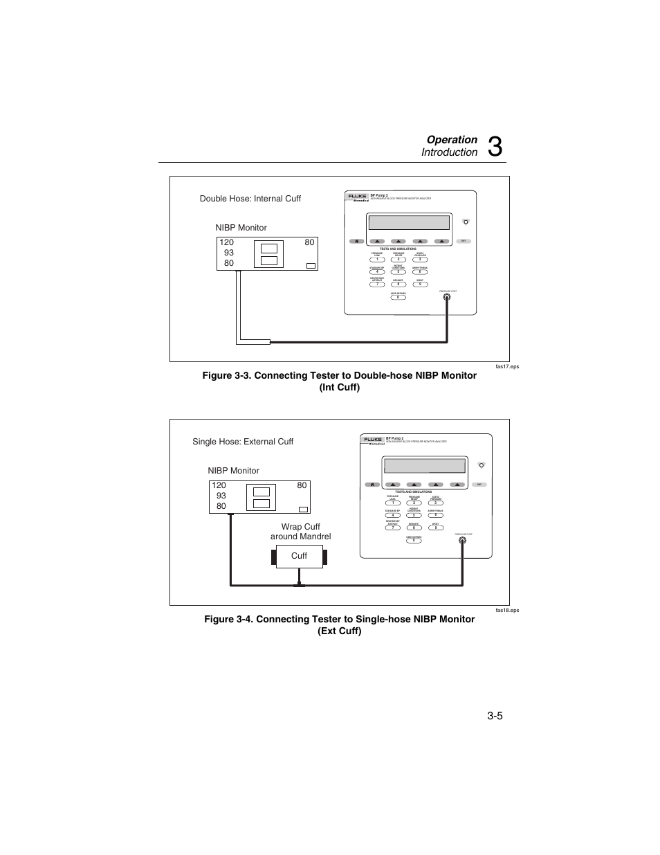 Operation introduction | Fluke Biomedical BP Pump 2 User Manual | Page 41 / 82