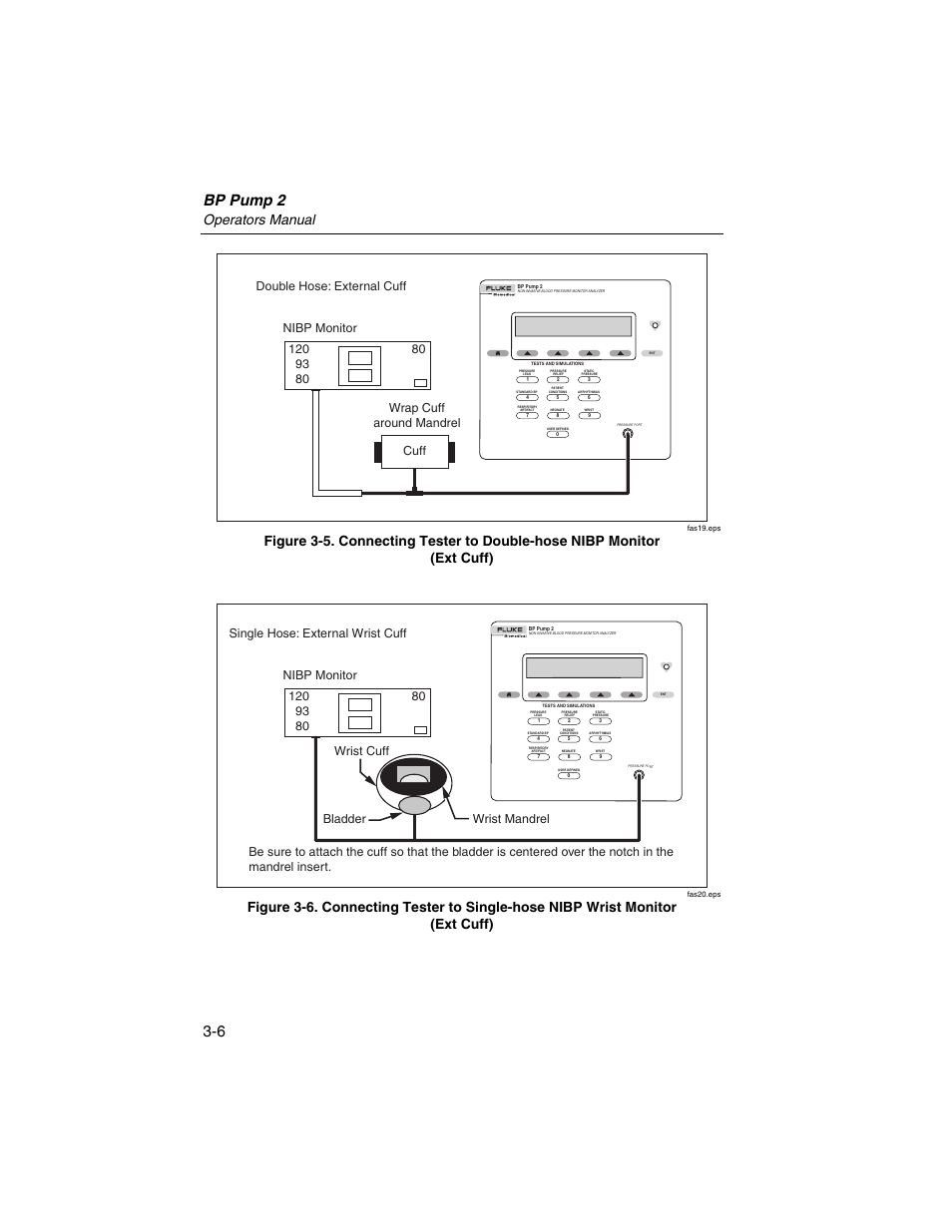 Bp pump 2, Operators manual | Fluke Biomedical BP Pump 2 User Manual | Page 42 / 82