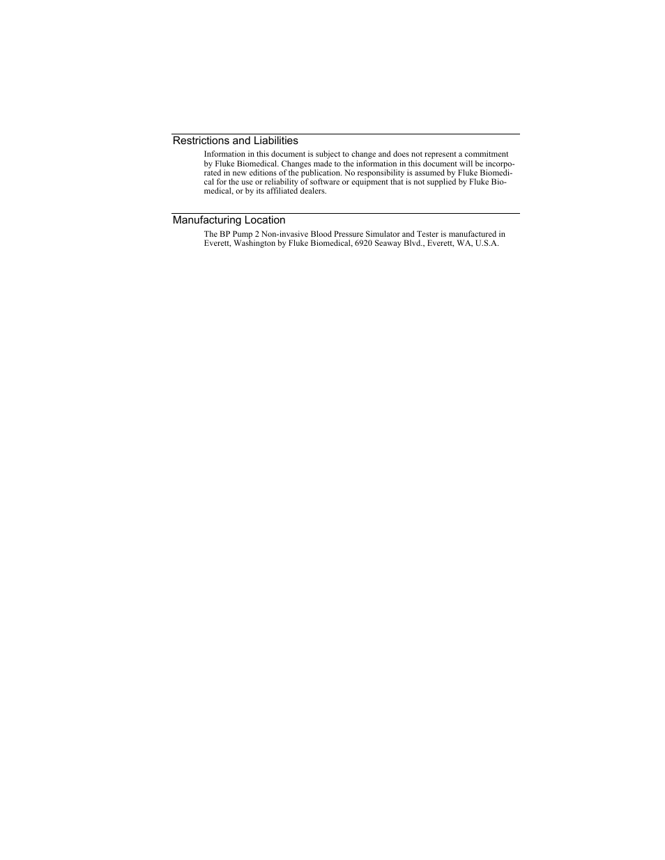 Fluke Biomedical BP Pump 2 User Manual | Page 5 / 82