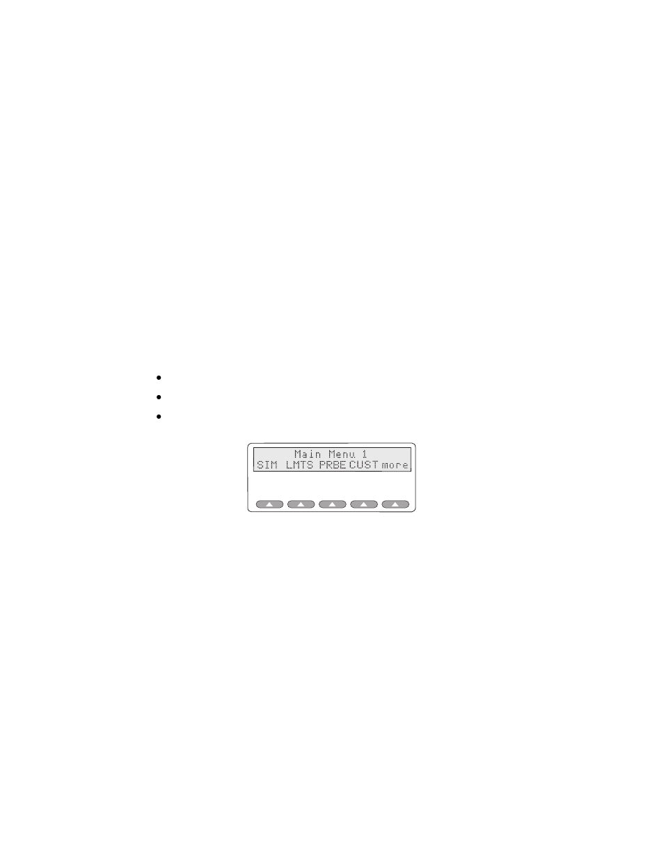 The main menus, Introduction, The main menu 1 | Chapter 4 | Fluke Biomedical 2MF Index User Manual | Page 25 / 126