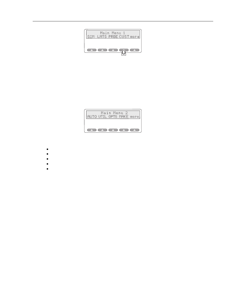 The main menu 2 | Fluke Biomedical 2MF Index User Manual | Page 27 / 126