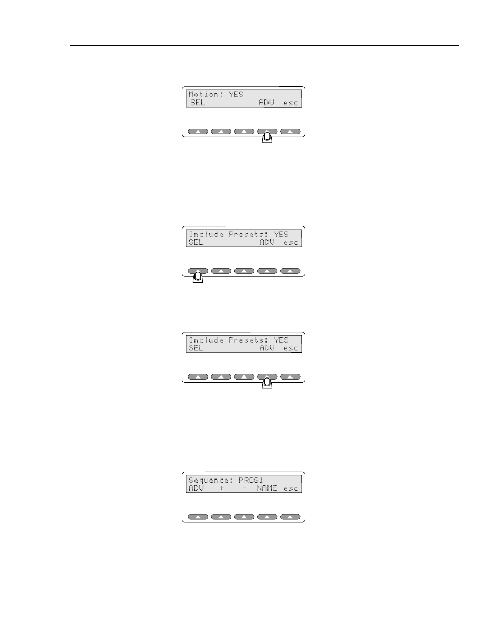 Selecting presets, Saving your program | Fluke Biomedical 2MF Index User Manual | Page 63 / 126