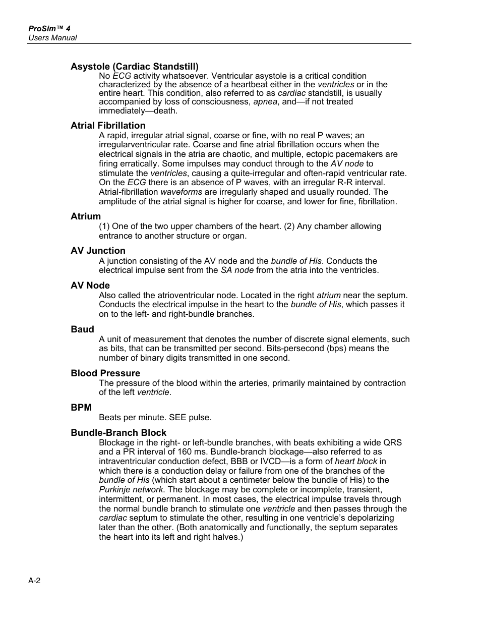 Fluke Biomedical ProSim 4 User Manual | Page 42 / 46