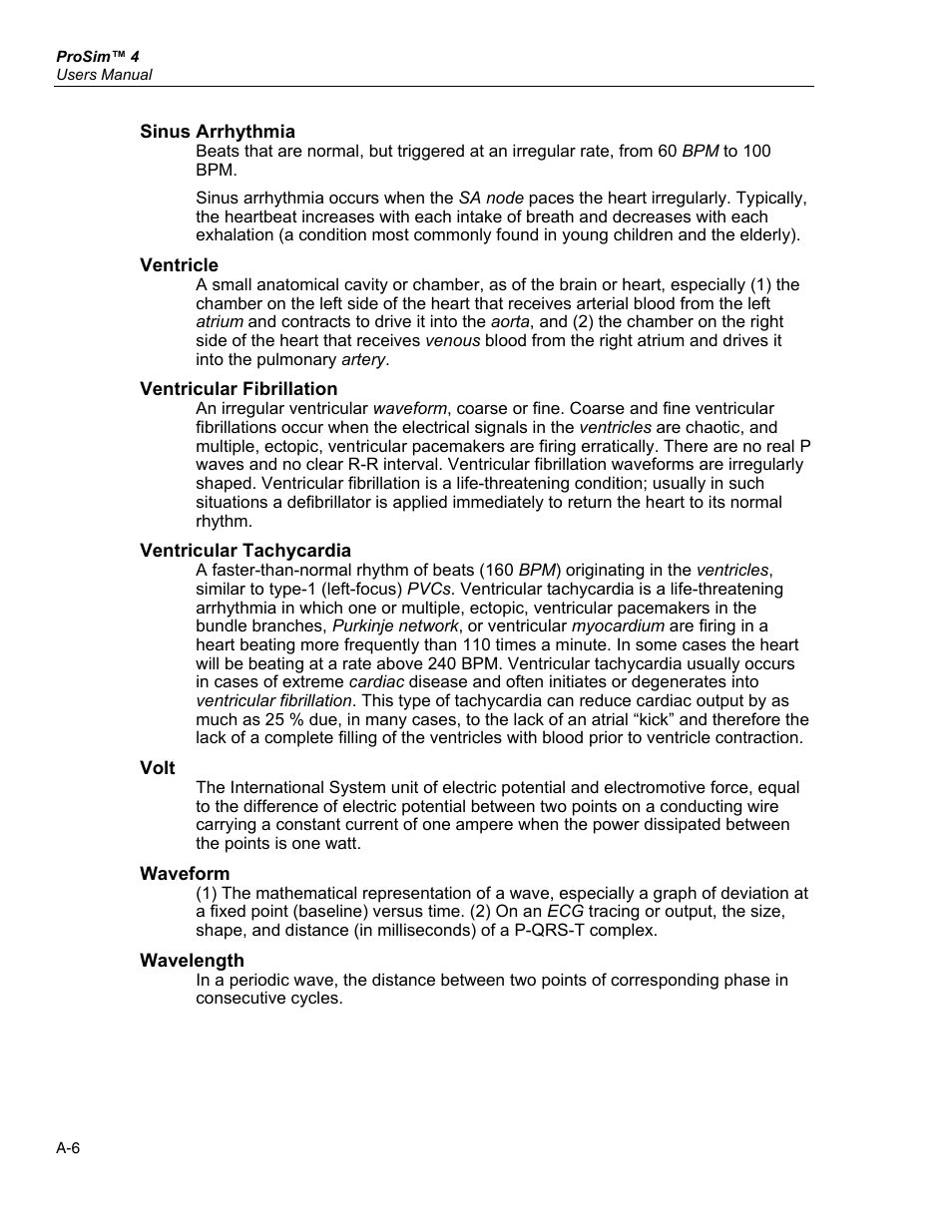 Fluke Biomedical ProSim 4 User Manual | Page 46 / 46