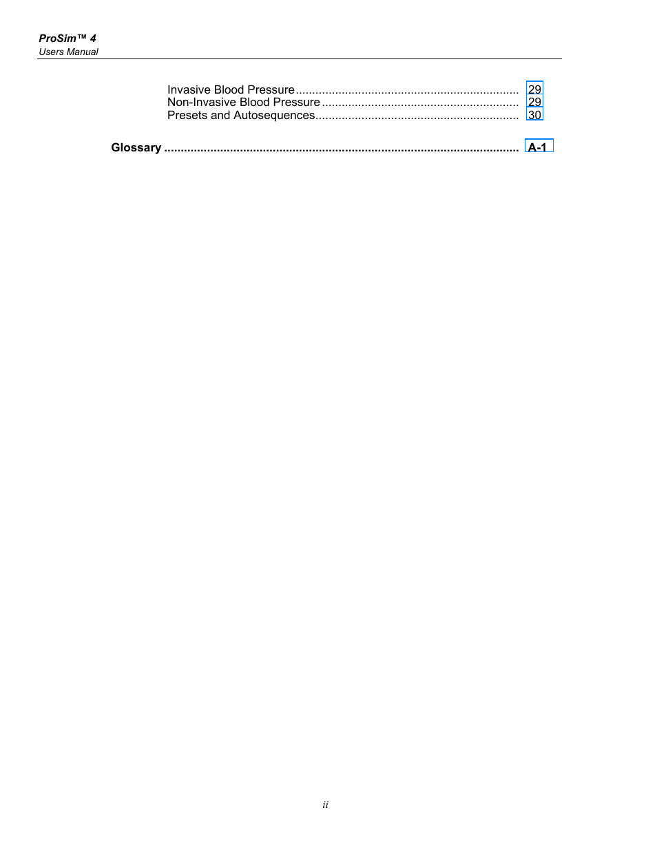 Fluke Biomedical ProSim 4 User Manual | Page 6 / 46