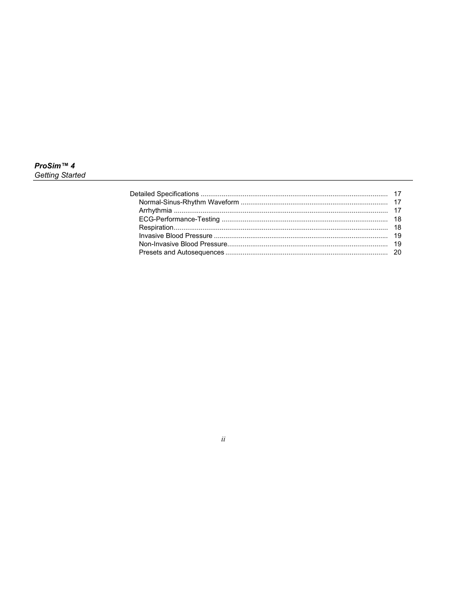 Fluke Biomedical ProSim 4 Getting Started User Manual | Page 8 / 32