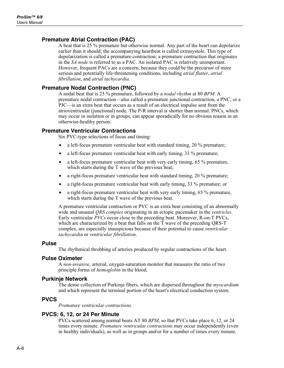 Fluke Biomedical ProSim 6 User Manual | Page 100 / 102