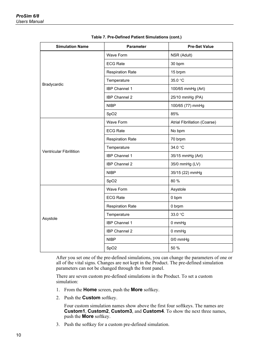 Fluke Biomedical ProSim 6 User Manual | Page 22 / 102