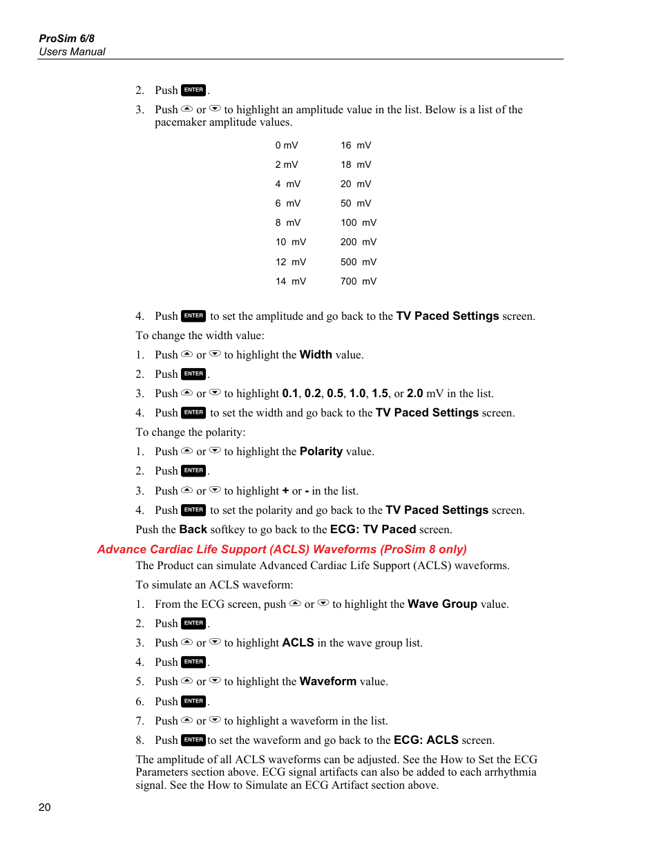 Fluke Biomedical ProSim 6 User Manual | Page 32 / 102
