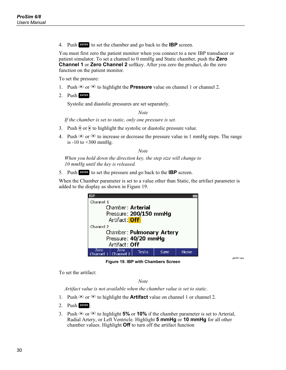 Fluke Biomedical ProSim 6 User Manual | Page 42 / 102