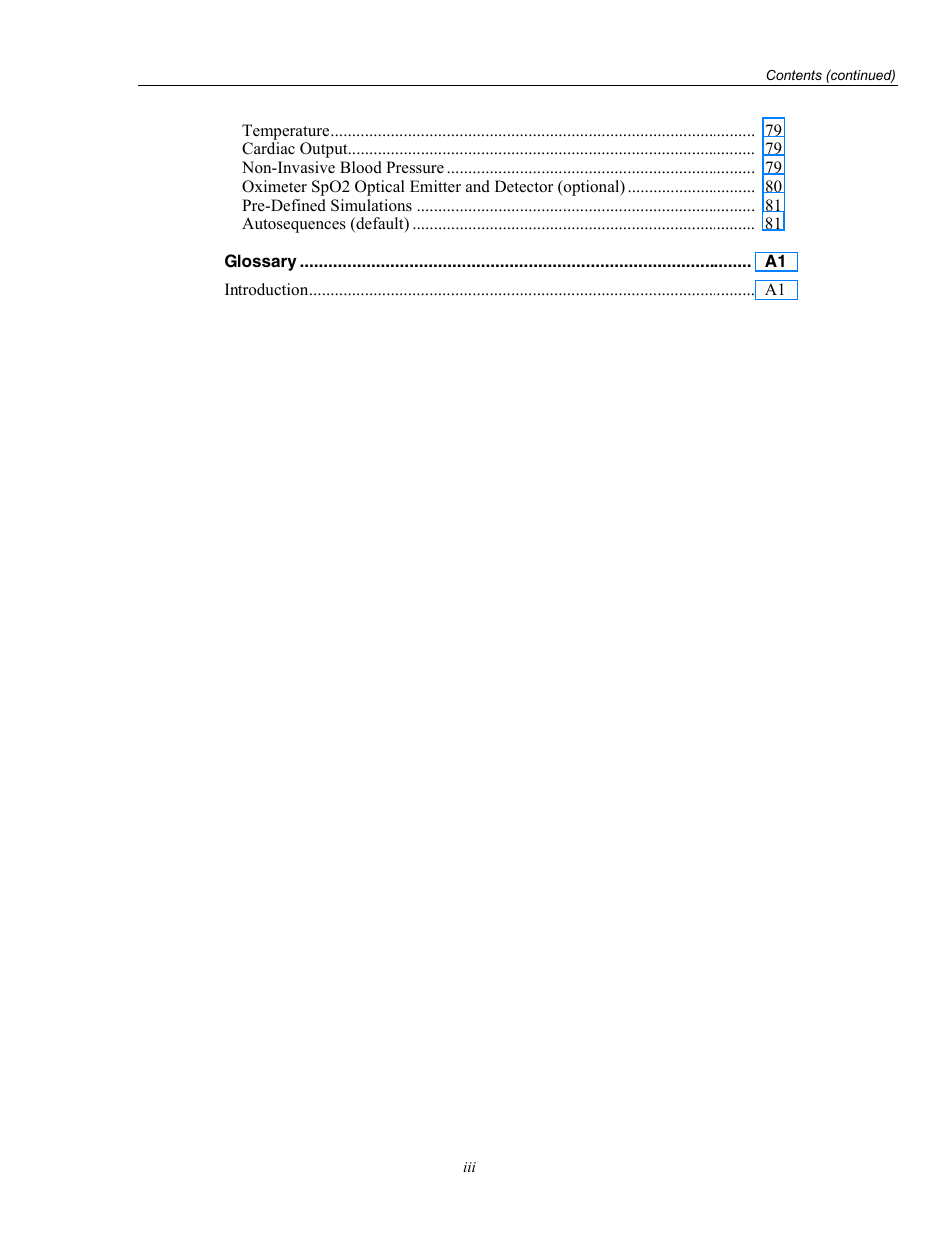 Fluke Biomedical ProSim 6 User Manual | Page 7 / 102
