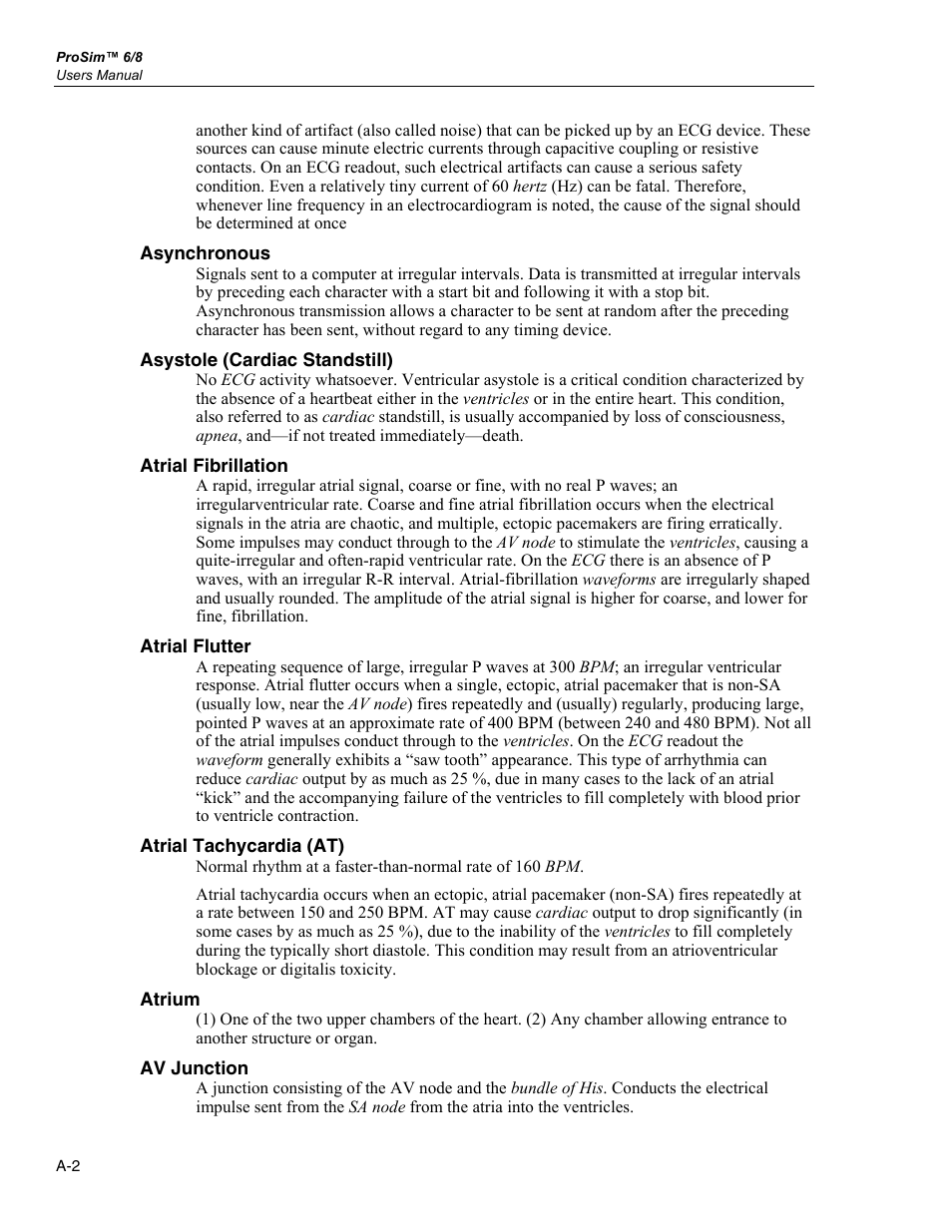 Fluke Biomedical ProSim 6 User Manual | Page 96 / 102