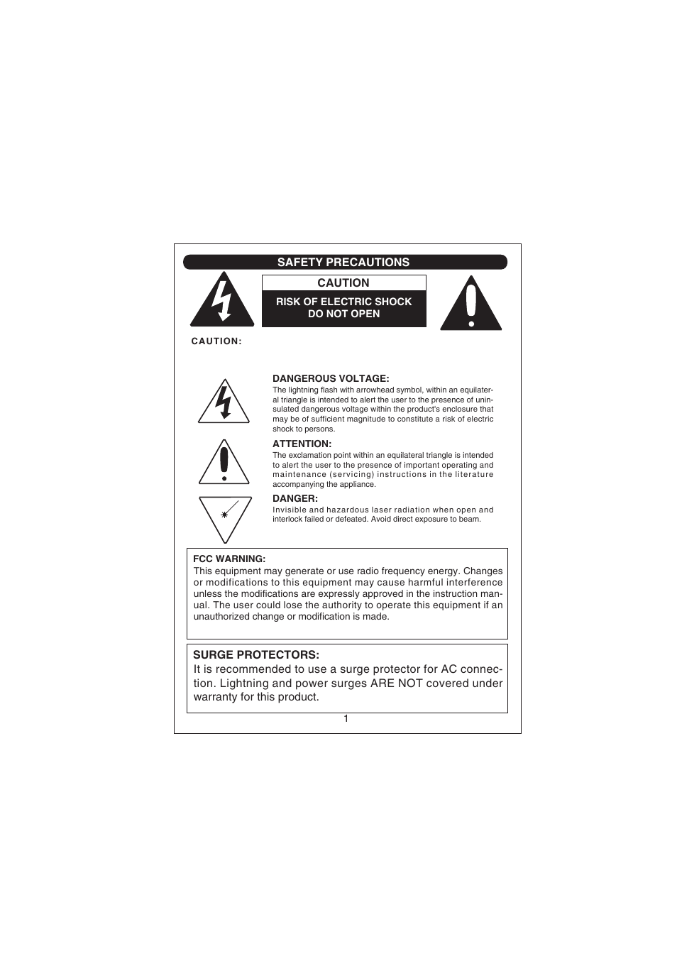 Curtis CD266 User Manual | Page 2 / 17