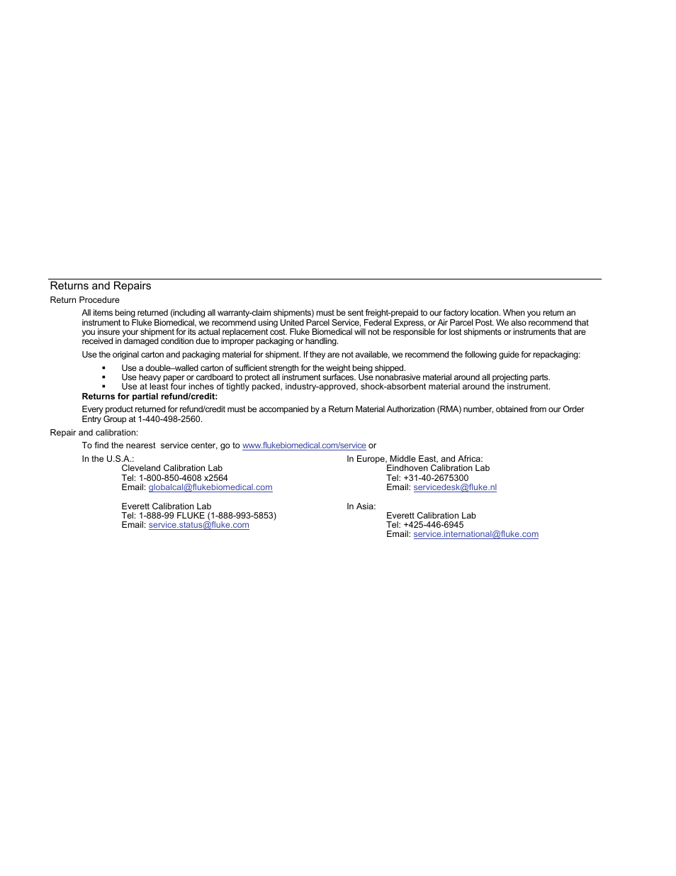 Fluke Biomedical SPOT Light User Manual | Page 4 / 28