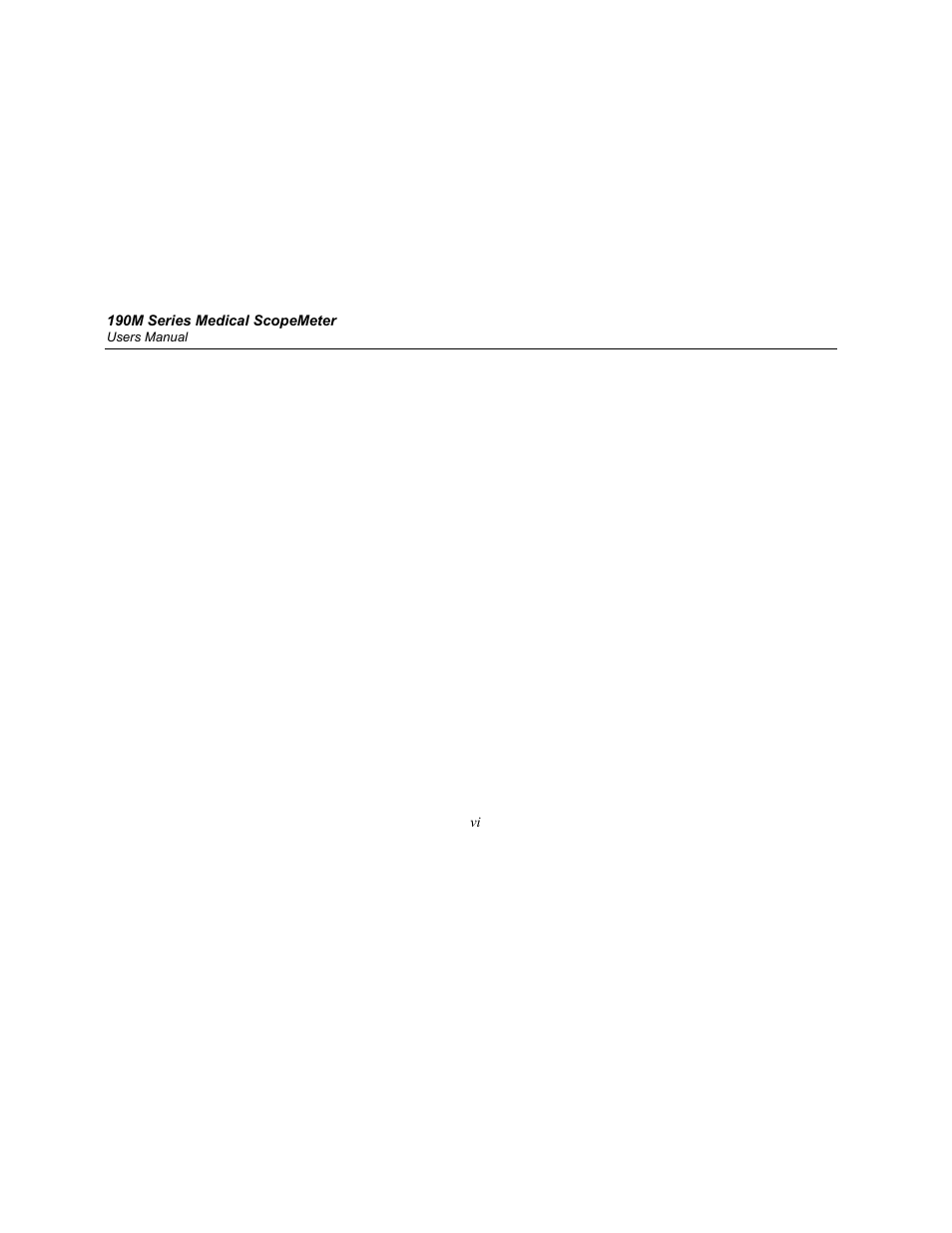Fluke Biomedical 190M User Manual | Page 10 / 160