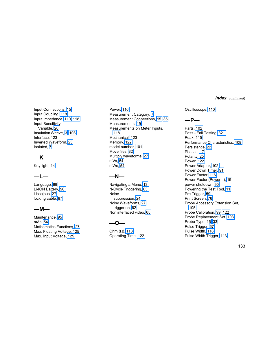 Fluke Biomedical 190M User Manual | Page 143 / 160