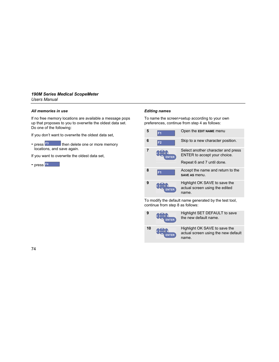 Fluke Biomedical 190M User Manual | Page 84 / 160