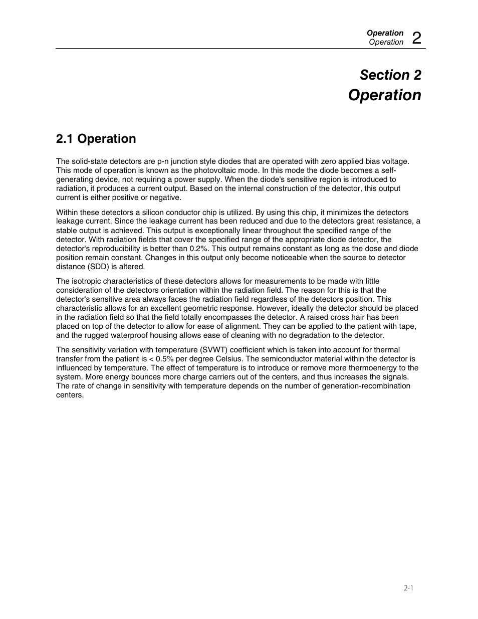 Operation, 1 operation | Fluke Biomedical 30-471 User Manual | Page 9 / 24