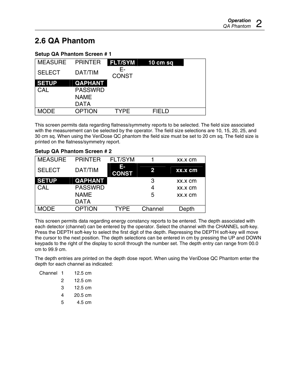 6 qa phantom | Fluke Biomedical 37-705 User Manual | Page 19 / 54
