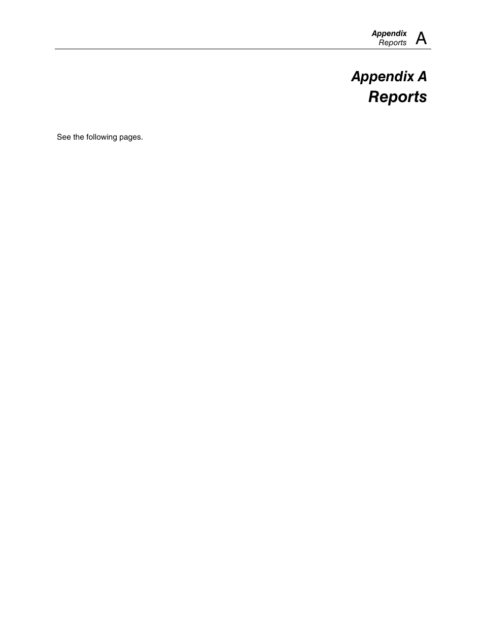 Reports, Appendix a | Fluke Biomedical 37-705 User Manual | Page 33 / 54