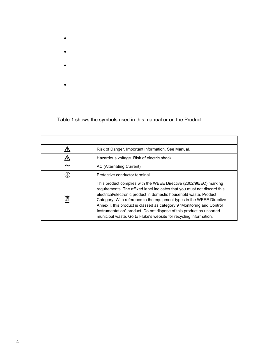 Symbols | Fluke Biomedical 05-450 User Manual | Page 12 / 32