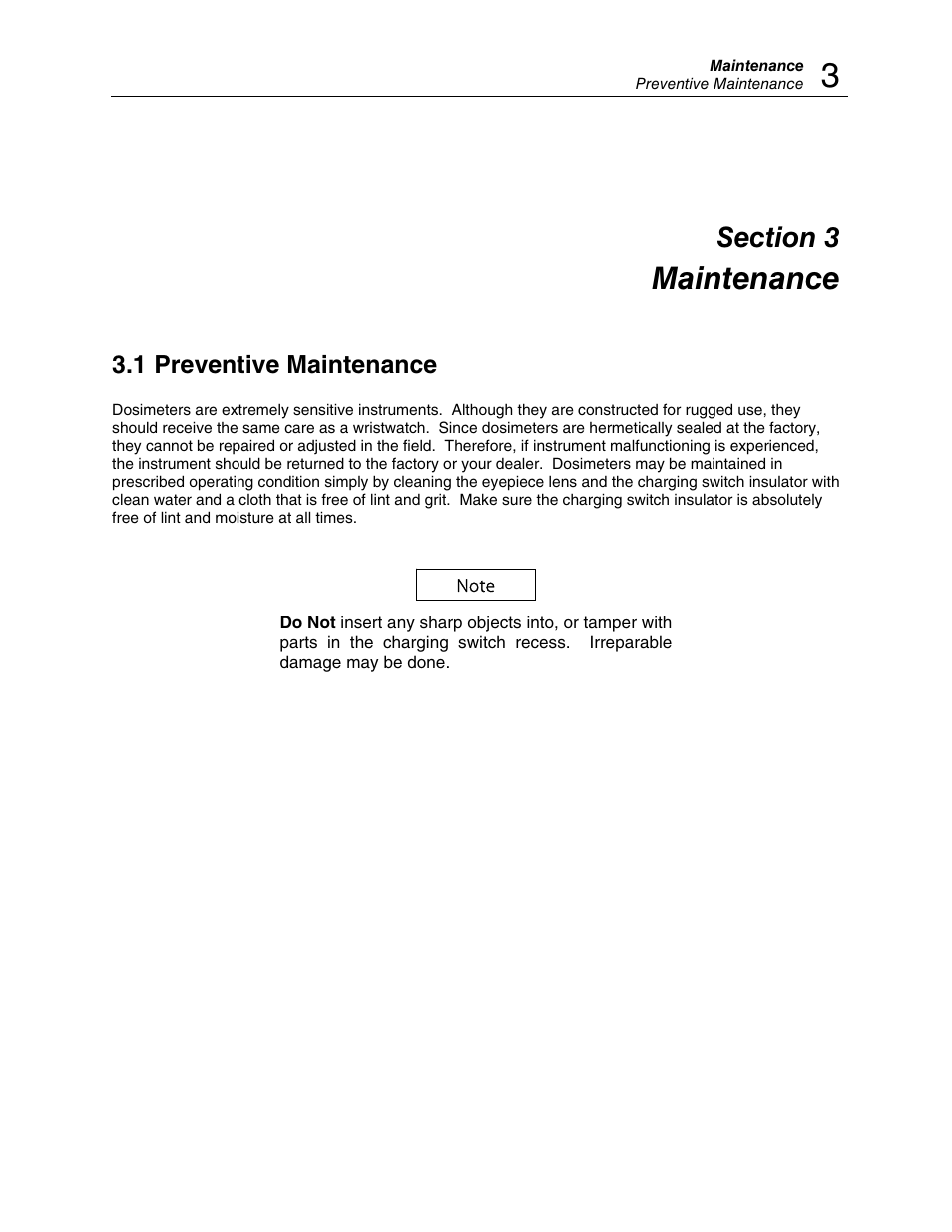 Maintenance, 1 preventive maintenance | Fluke Biomedical 06-007 User Manual | Page 9 / 10