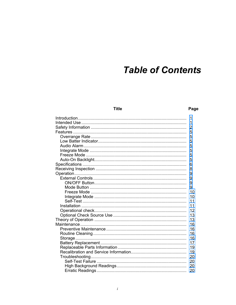 Fluke Biomedical 451B User Manual | Page 5 / 30