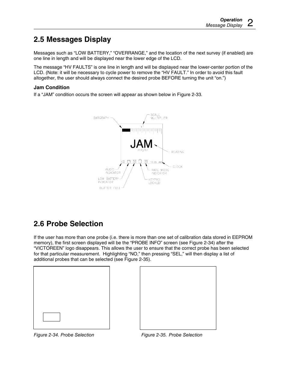 5 messages display, 6 probe selection | Fluke Biomedical ASM-990 Series User Manual | Page 23 / 36