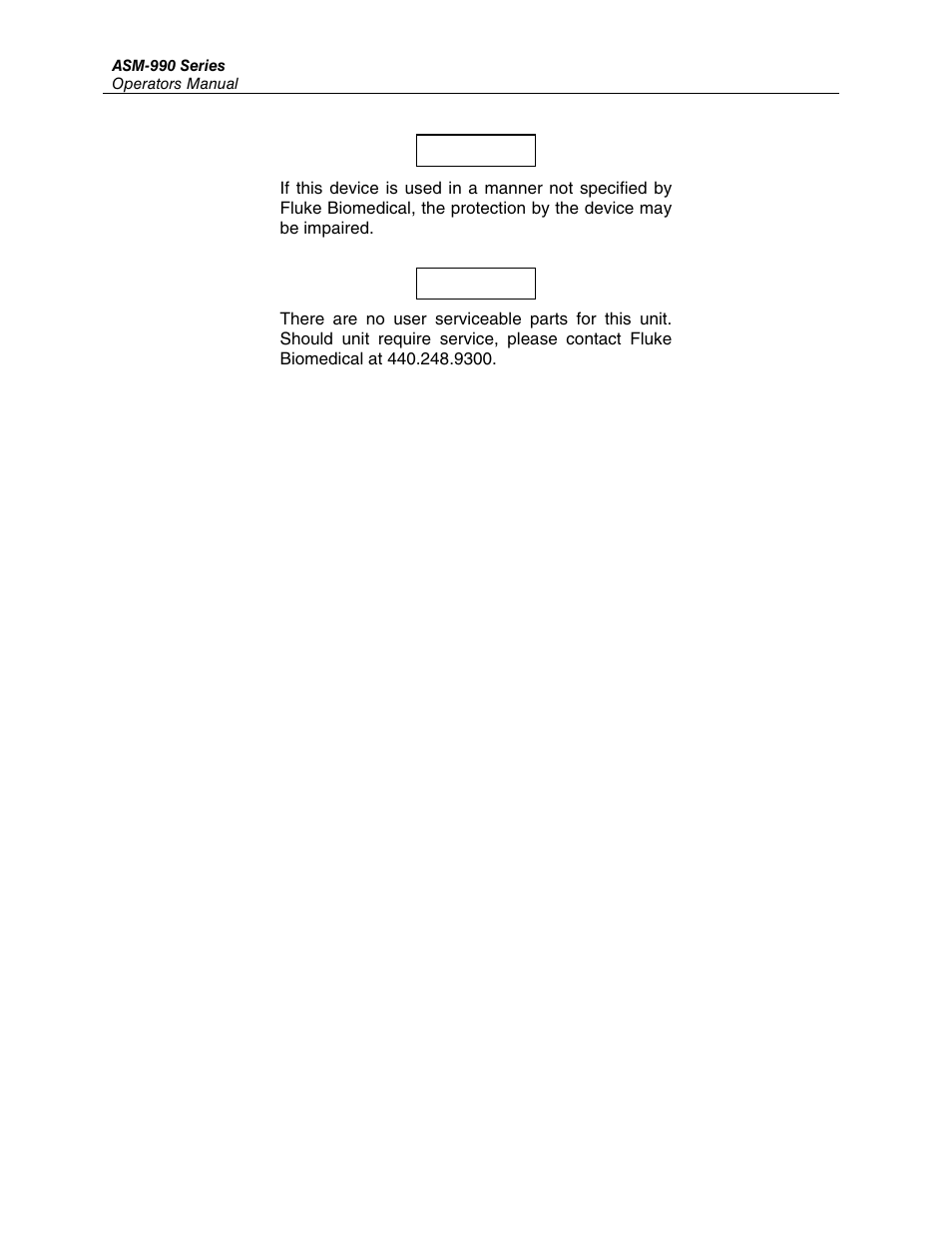 Fluke Biomedical ASM-990 Series User Manual | Page 8 / 36