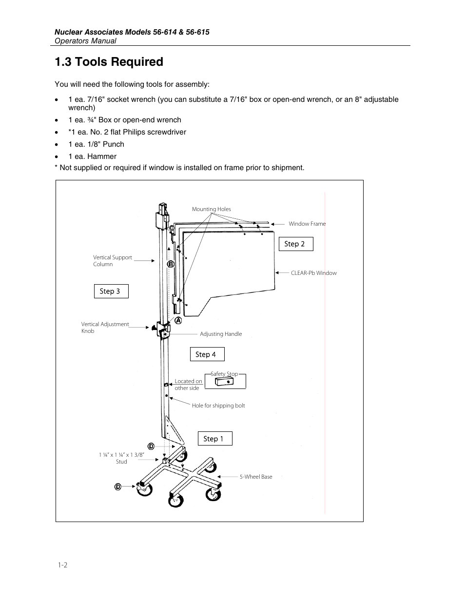 3 tools required | Fluke Biomedical 56-614 User Manual | Page 6 / 8