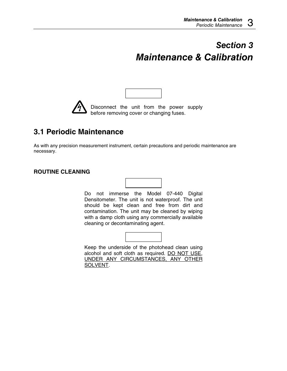 Maintenance & calibration, 1 periodic maintenance | Fluke Biomedical 07-440 User Manual | Page 11 / 20