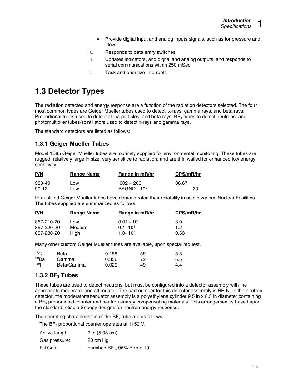 3 detector types | Fluke Biomedical 1060AM User Manual | Page 9 / 26